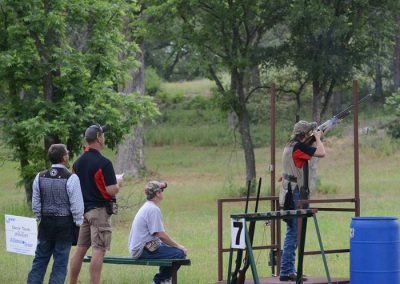 The Sporting Clay green course at Fossil Point Sporting Grounds