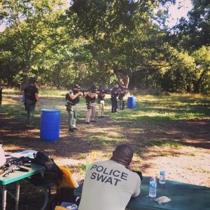 swat training at Fossil Point Sporting Grounds